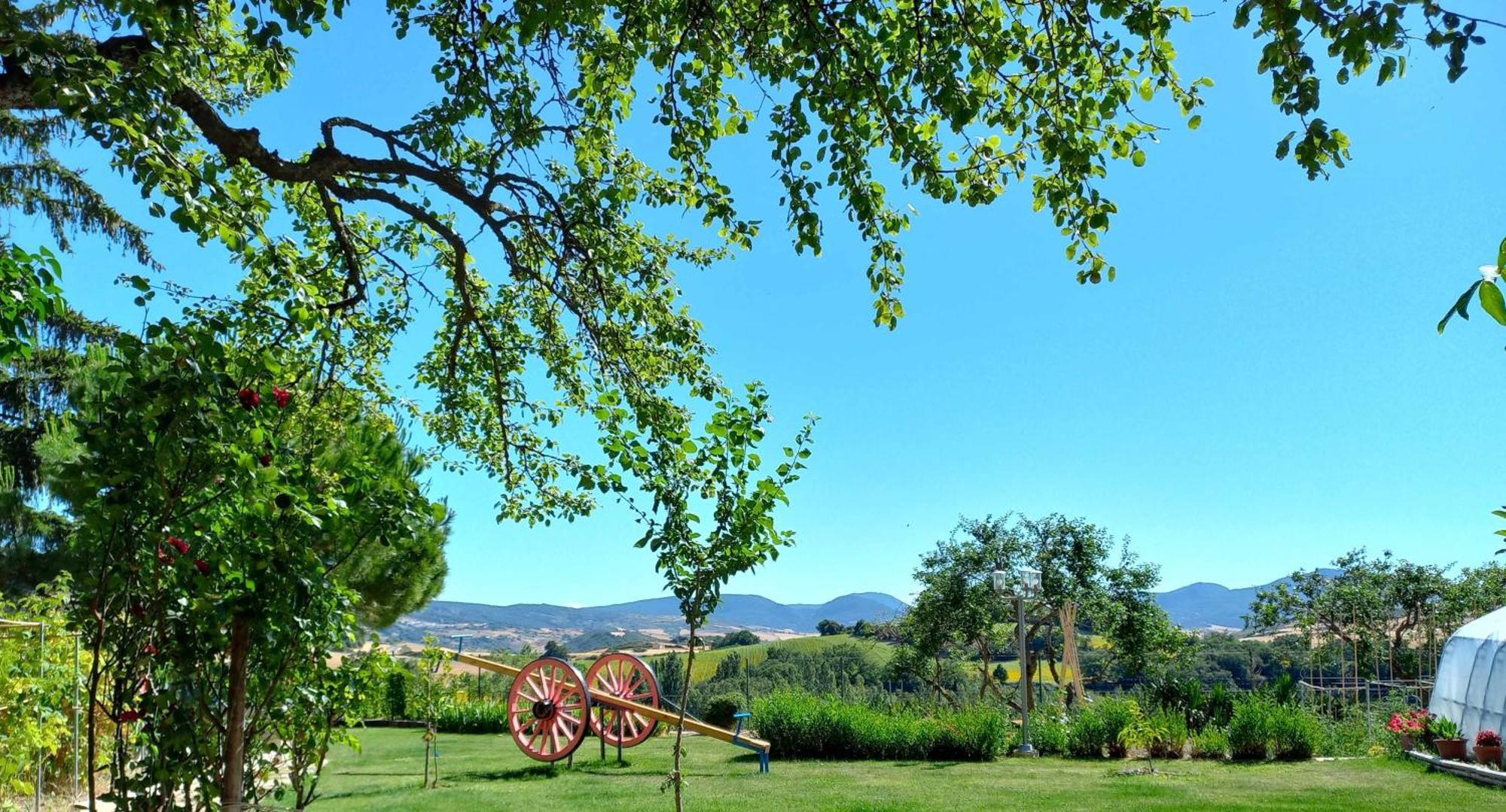 Casa Albaitar, alojamiento rural con jardin Azcona Exterior foto