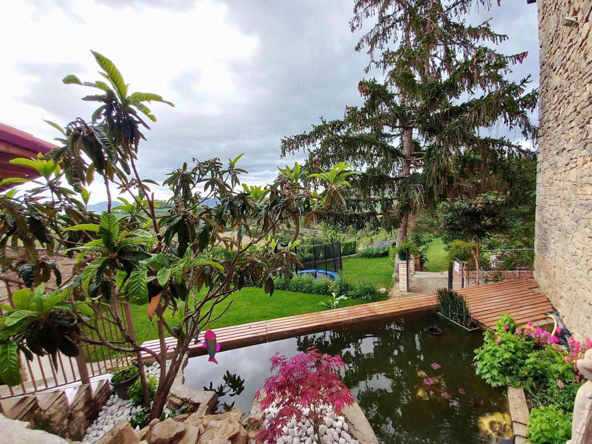 Casa Albaitar, alojamiento rural con jardin Azcona Exterior foto