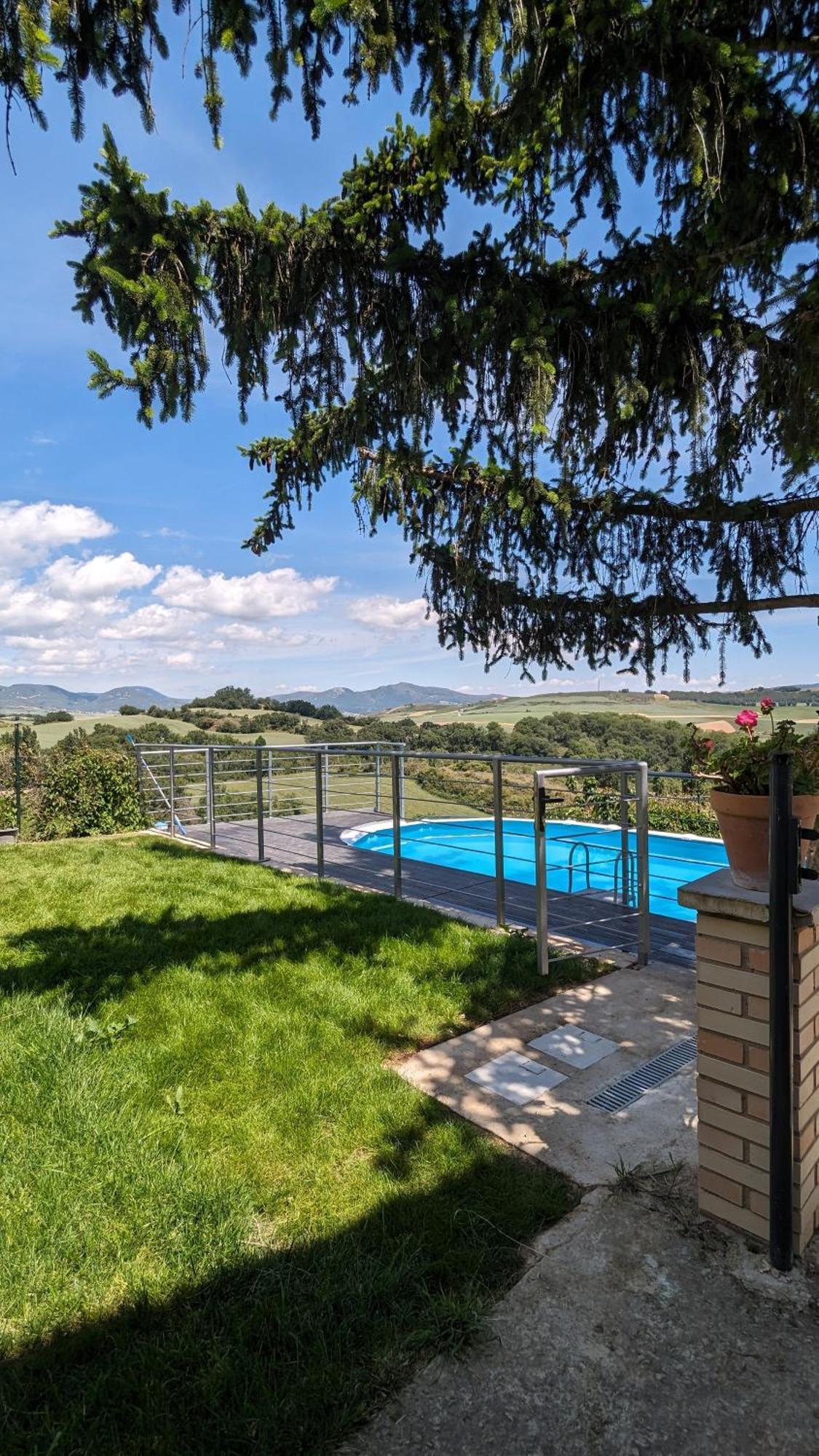 Casa Albaitar, alojamiento rural con jardin Azcona Exterior foto
